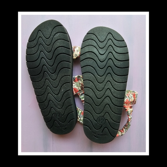 2 Pairs! Little Girl's Sandals- Cat & Jack- Sz 12 - Picture 3 of 5